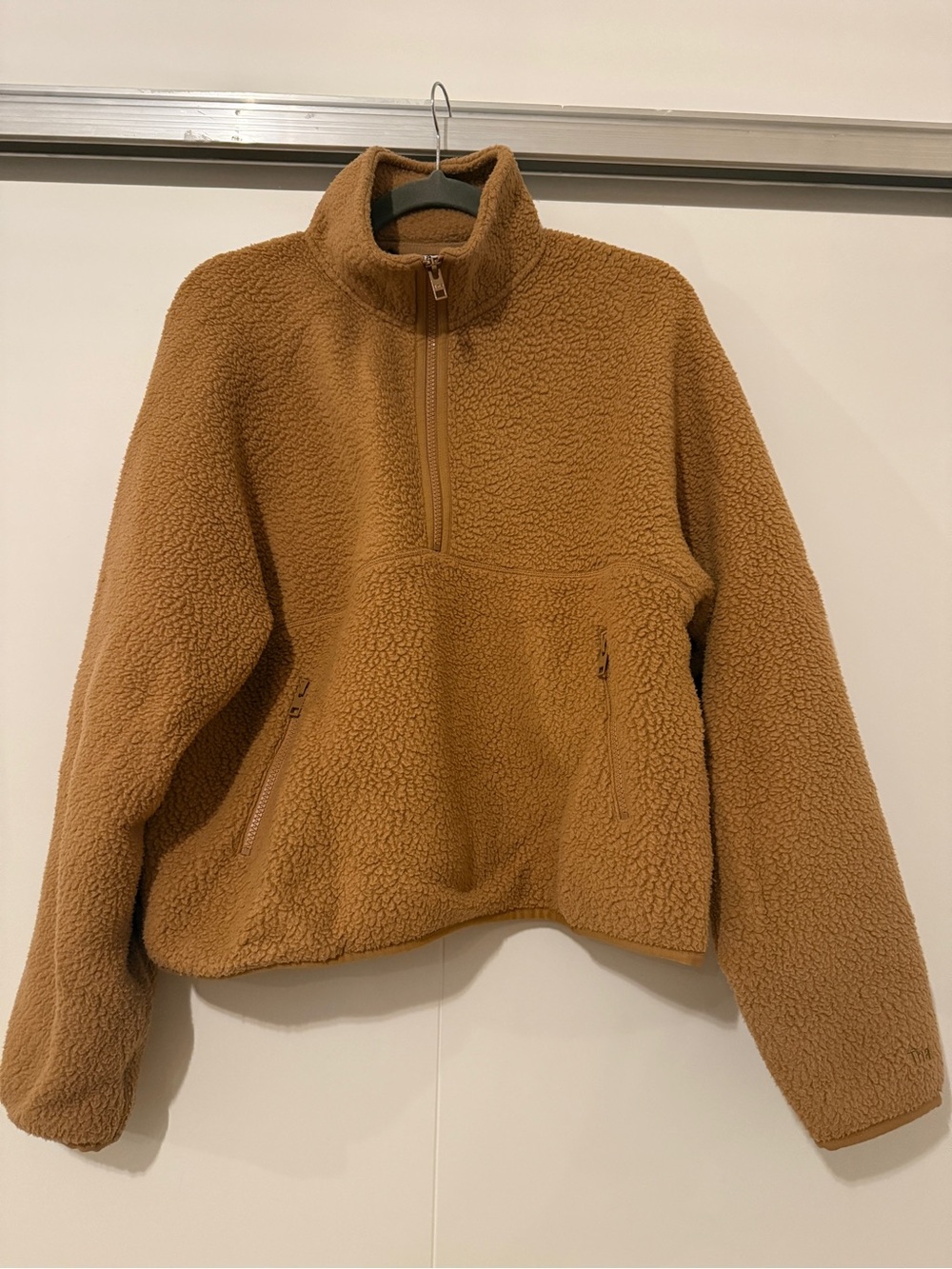 Cozy Quarter-Zip TNA Pullover - Caramel